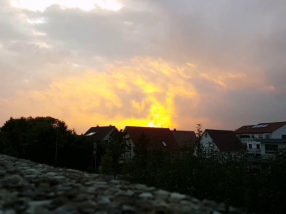 Sonnenuntergang in Neustadt am Rübenberge (Nds)