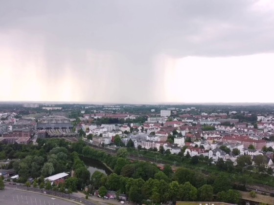 Regen über Lübeck