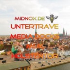 (DROHNE) Untertrave, Media Docks, Holstentor, MuK